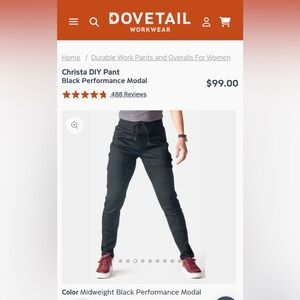 Dovetail Workwear Women's Pants!